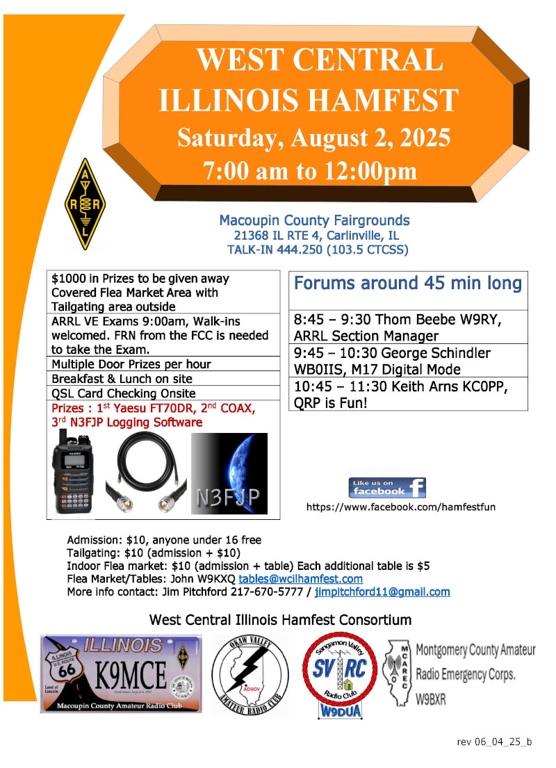 2025 West Central Illinois Hamfest